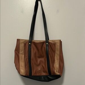Relic Brown and Black Tote Bag